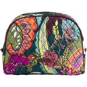 Vera Bradley Large Zip Cosmetic, Autumn Leaves